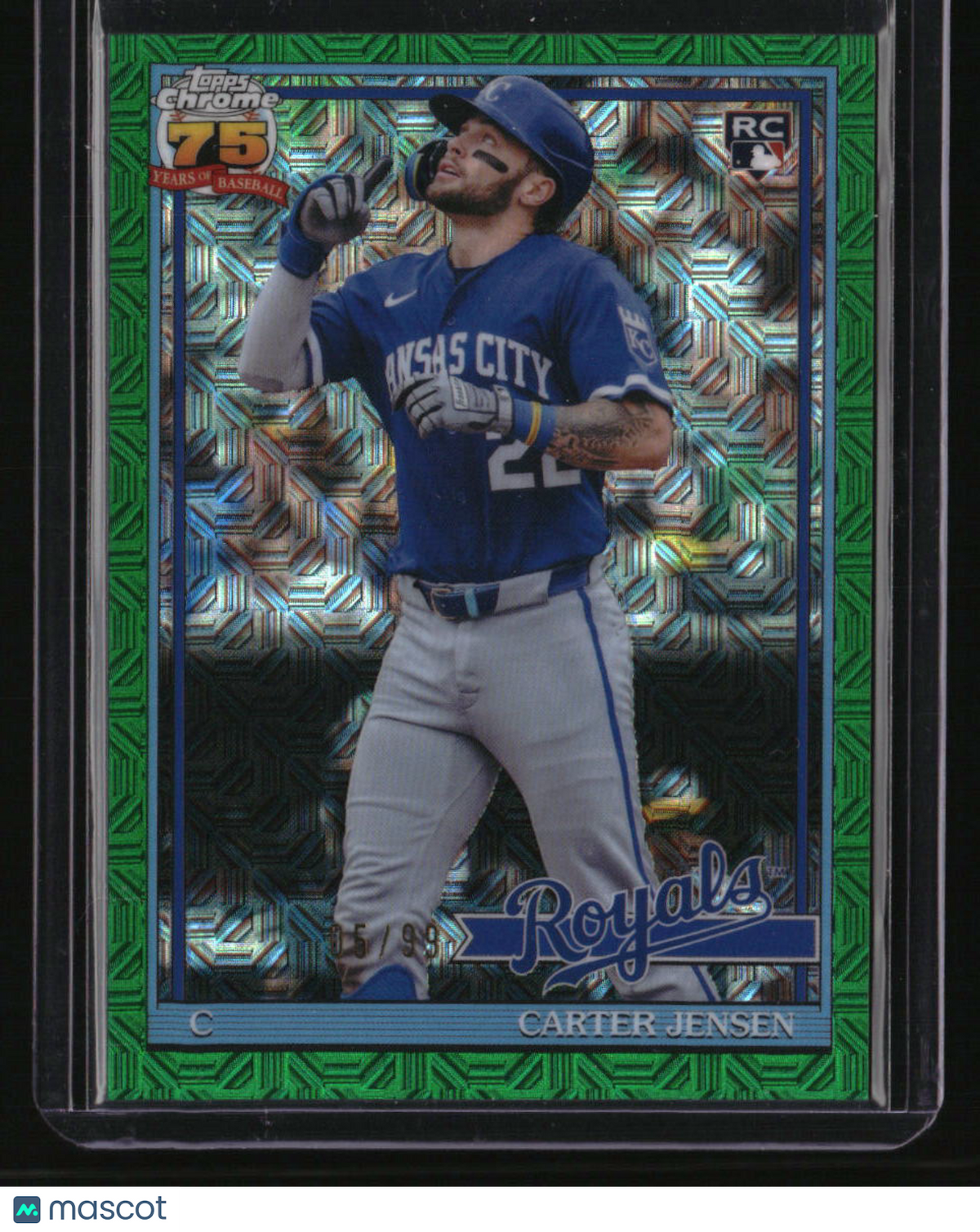 2026 Topps Carter Jensen 35th Anniversary Chrome Green Refractors (Series Two)