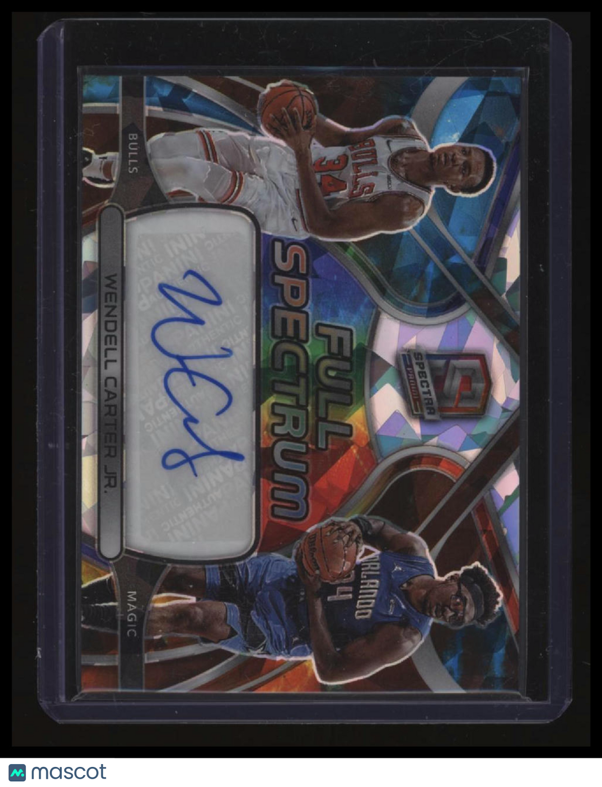 2021-22 Panini Spectra Wendell Carter Jr. Full Spectrum Signatures #/99