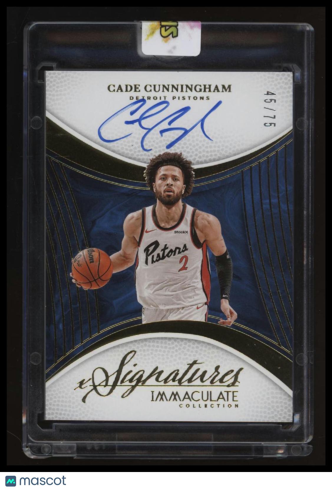 2024-25 Panini Immaculate Collection Cade Cunningham Signatures #/75