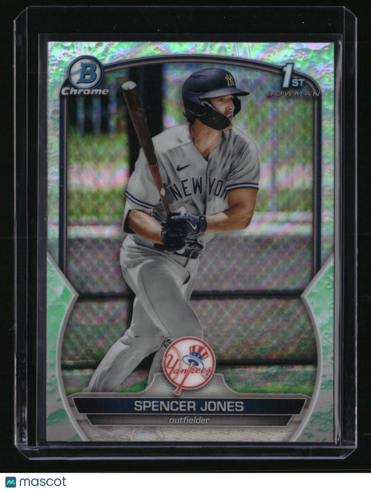 2023 Bowman Spencer Jones Chrome Prospects Lunar Glow Refractors
