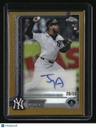 2025 Topps Chrome Update Jorbit Vivas Chrome Update Autographs Gold #/50