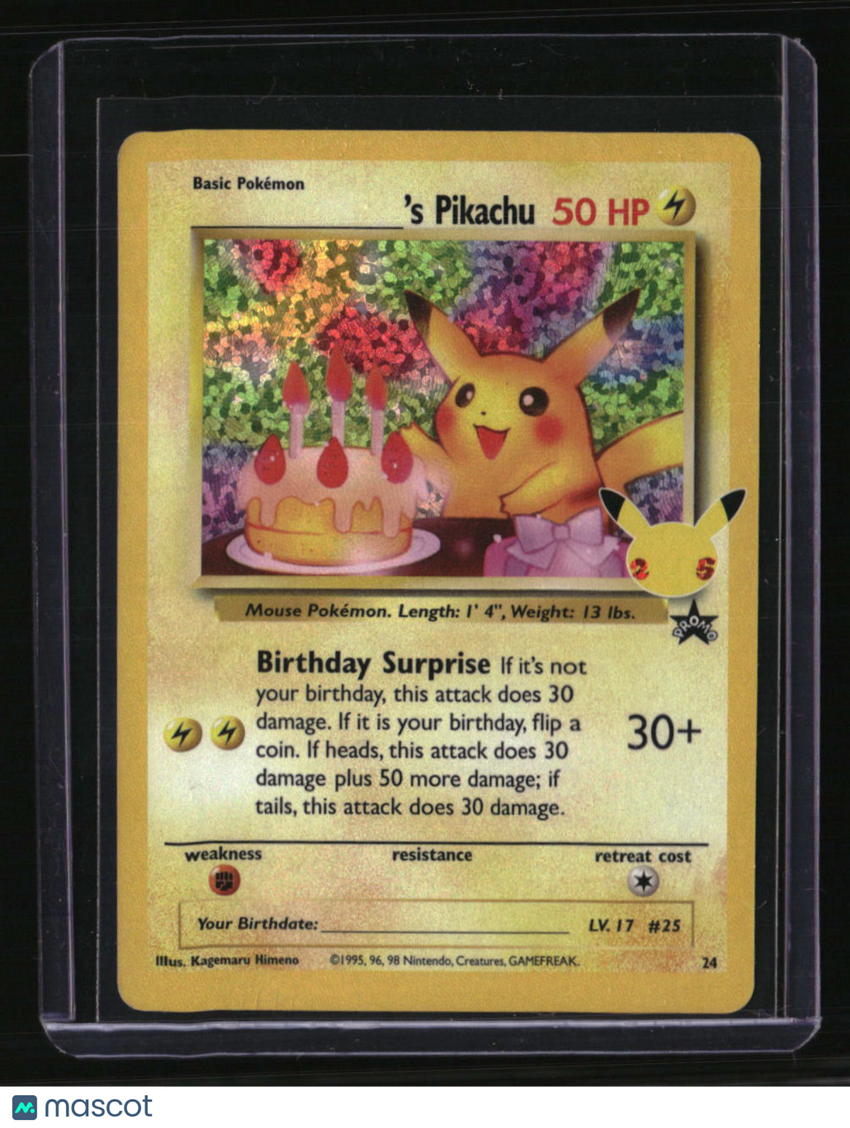 WoTC Promo ______'s Pikachu