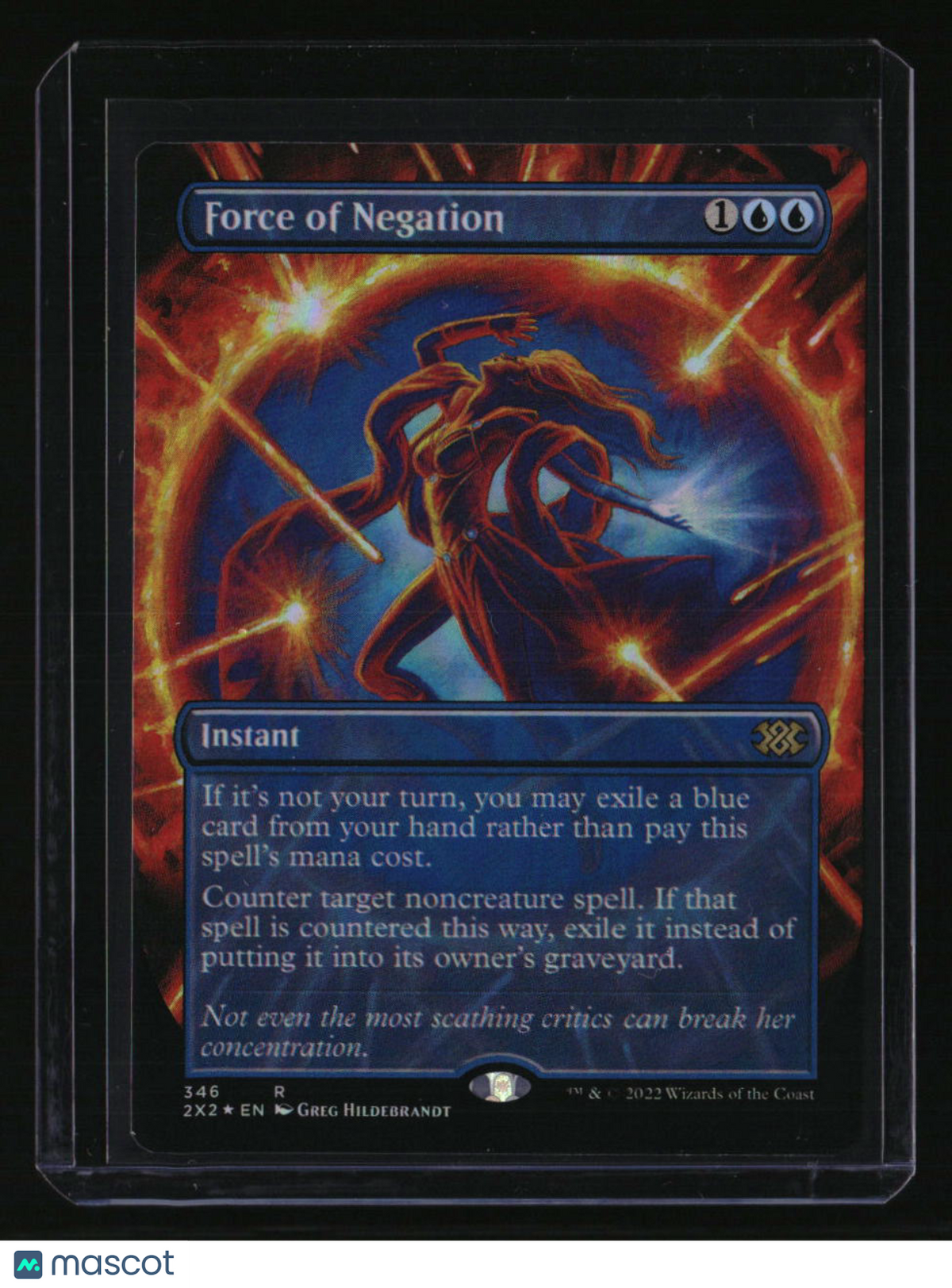 Double Masters 2022 Force of Negation (Borderless) Foil