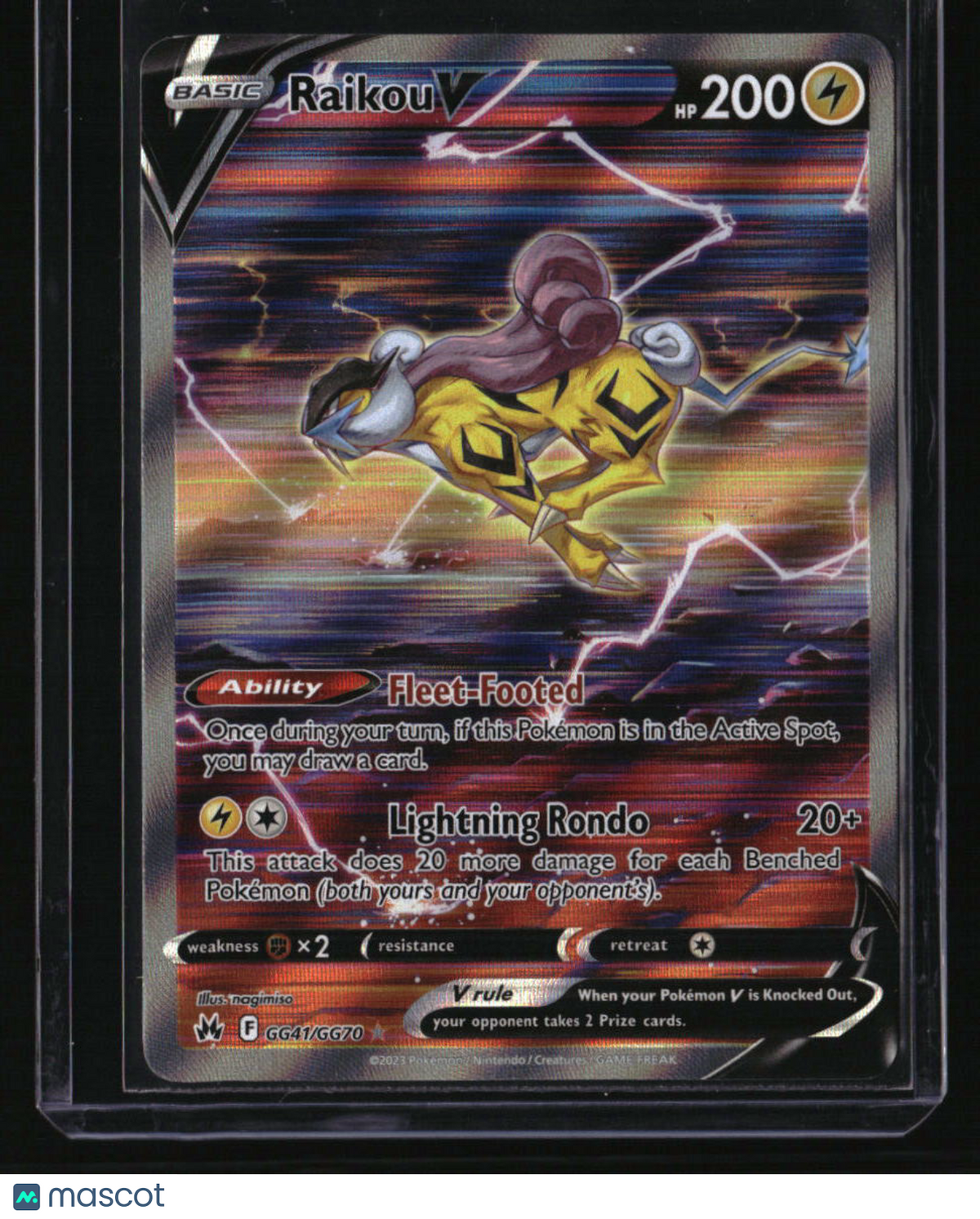 SWSH: Crown Zenith: Galarian Gallery Raikou V