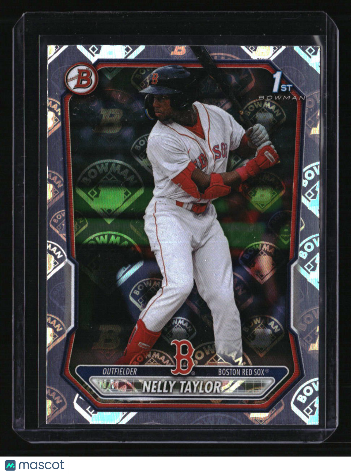 2026 Bowman Nelly Taylor Prospects Bowman Logo Pattern