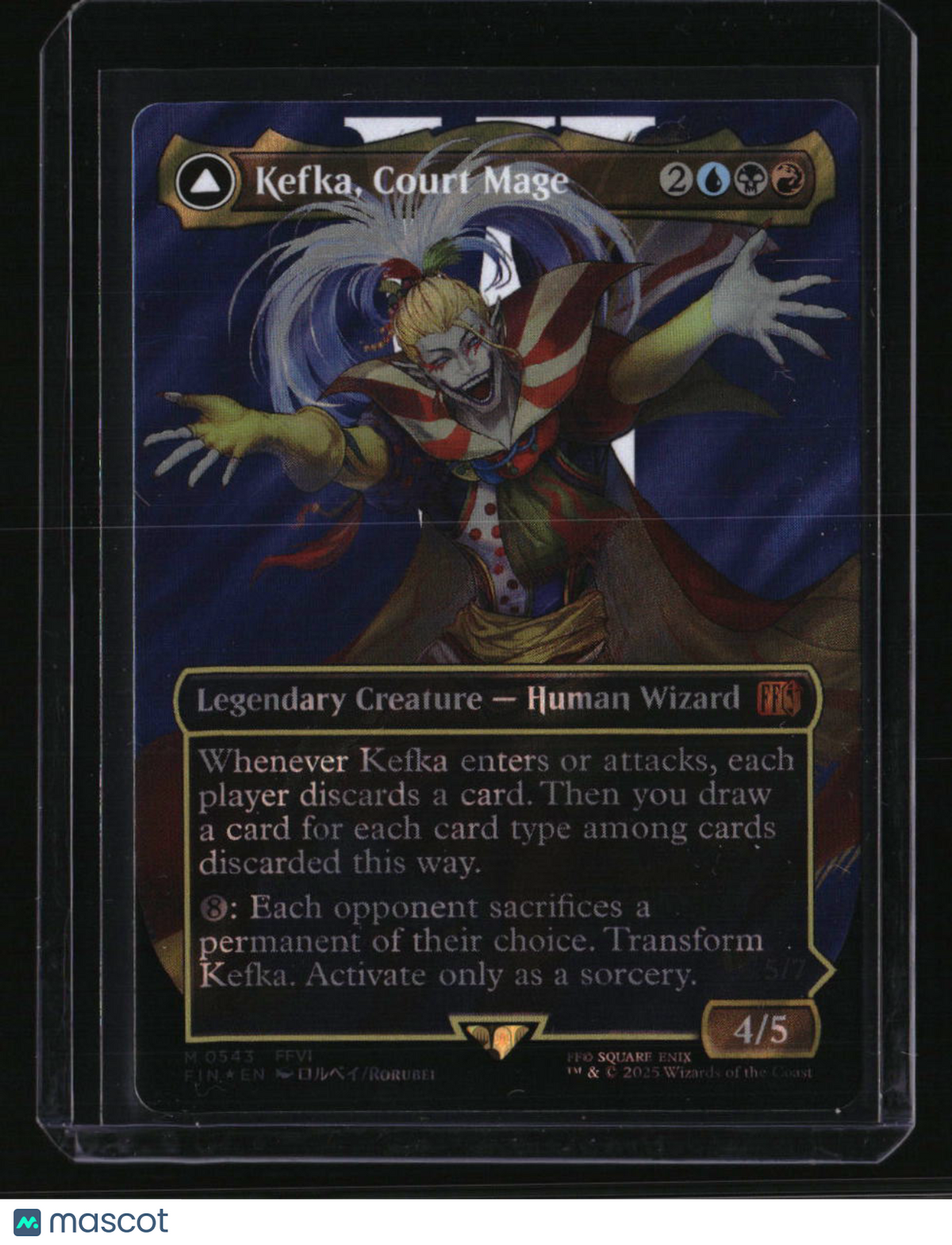 FINAL FANTASY Kefka, Court Mage (0543) (Borderless) (Surge Foil)