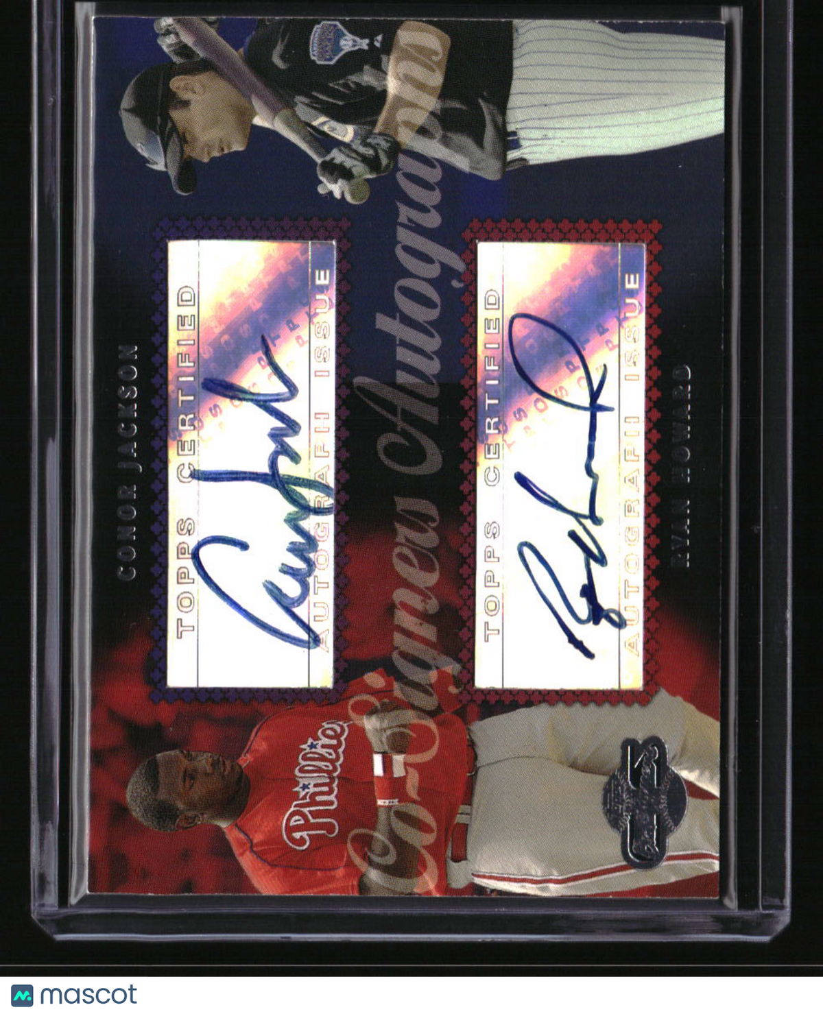 2006 Topps Co-Signers Conor Jackson / Ryan Howard Signers - Dual Autographs