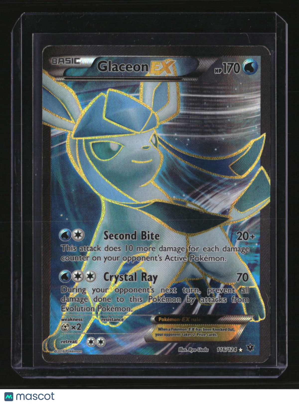 XY - Fates Collide Glaceon EX (Full Art)