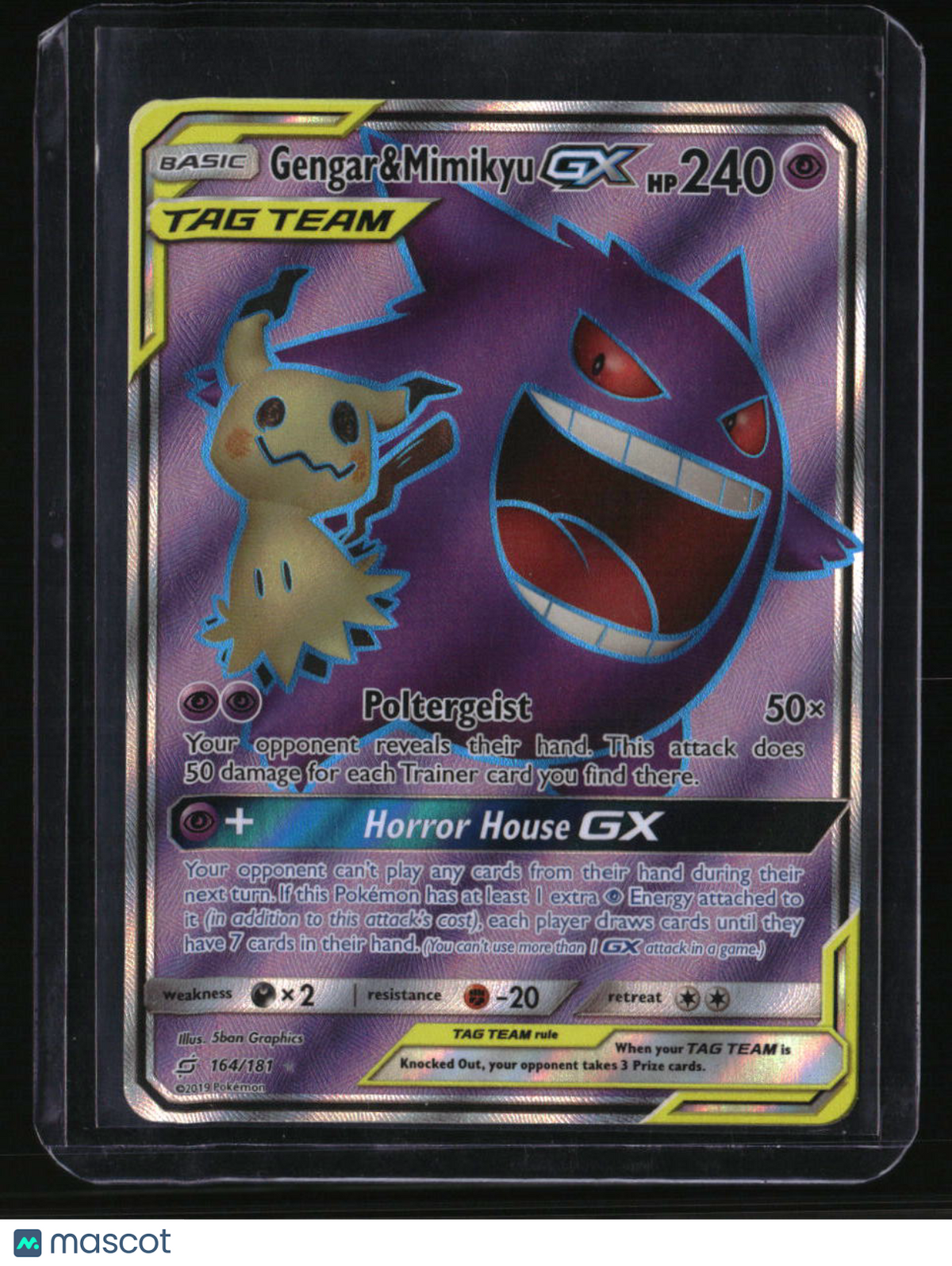 SM - Team Up Gengar & Mimikyu GX (Full Art)