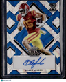 2022 Leaf Metal Draft Drake London Autographs Wave Blue #/25
