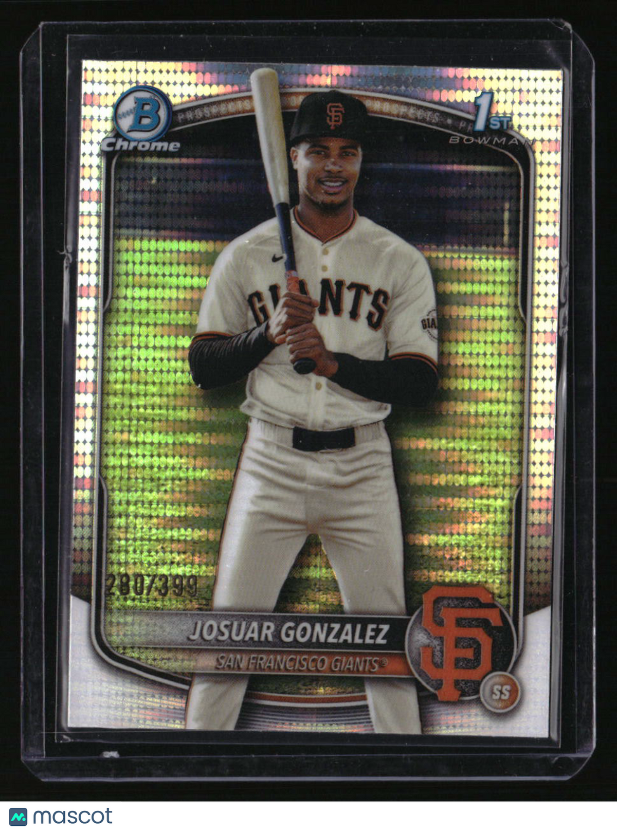 2025 Bowman Chrome Josuar Gonzalez Prospects Pulsar #/399