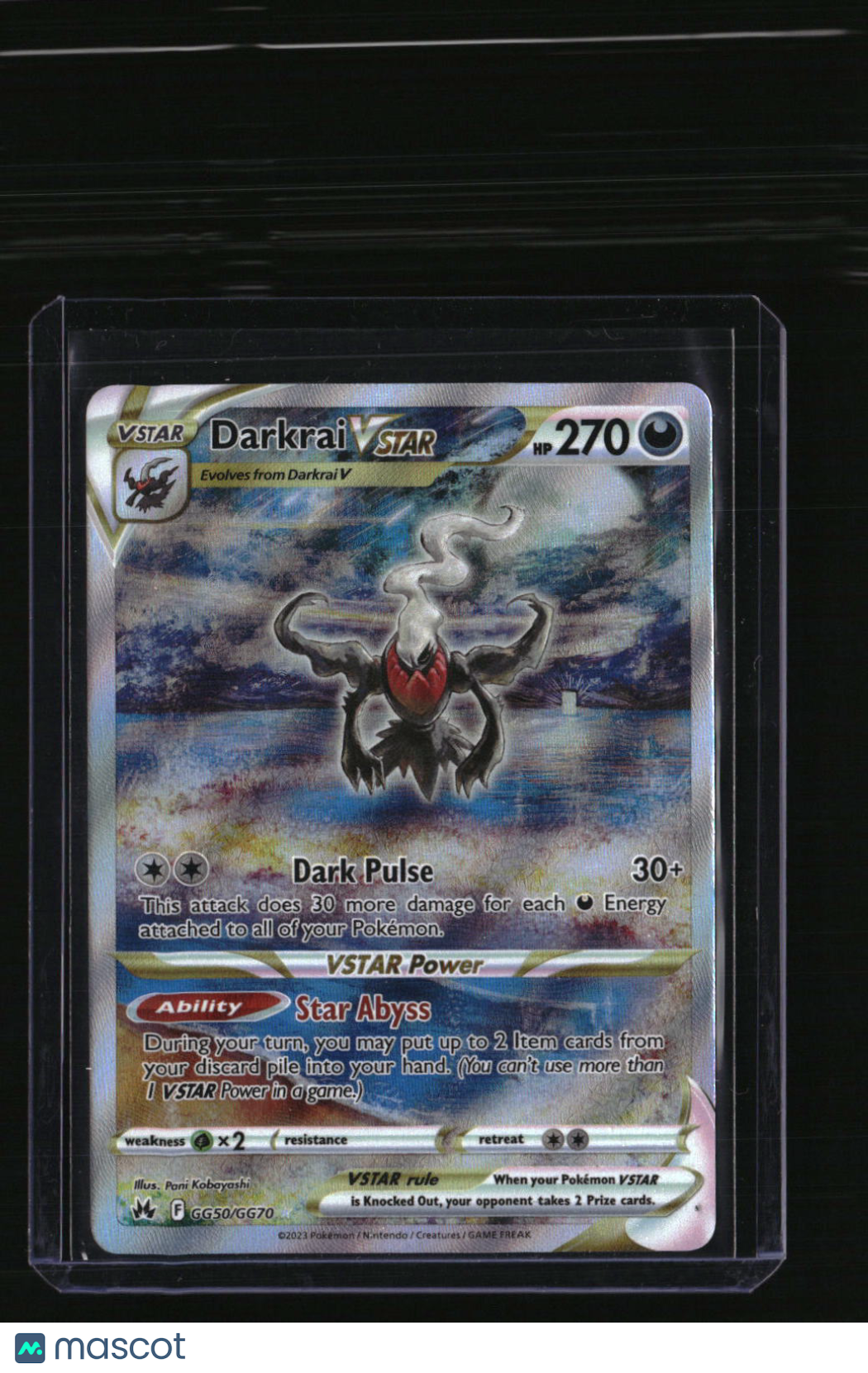 SWSH: Crown Zenith: Galarian Gallery Darkrai VSTAR