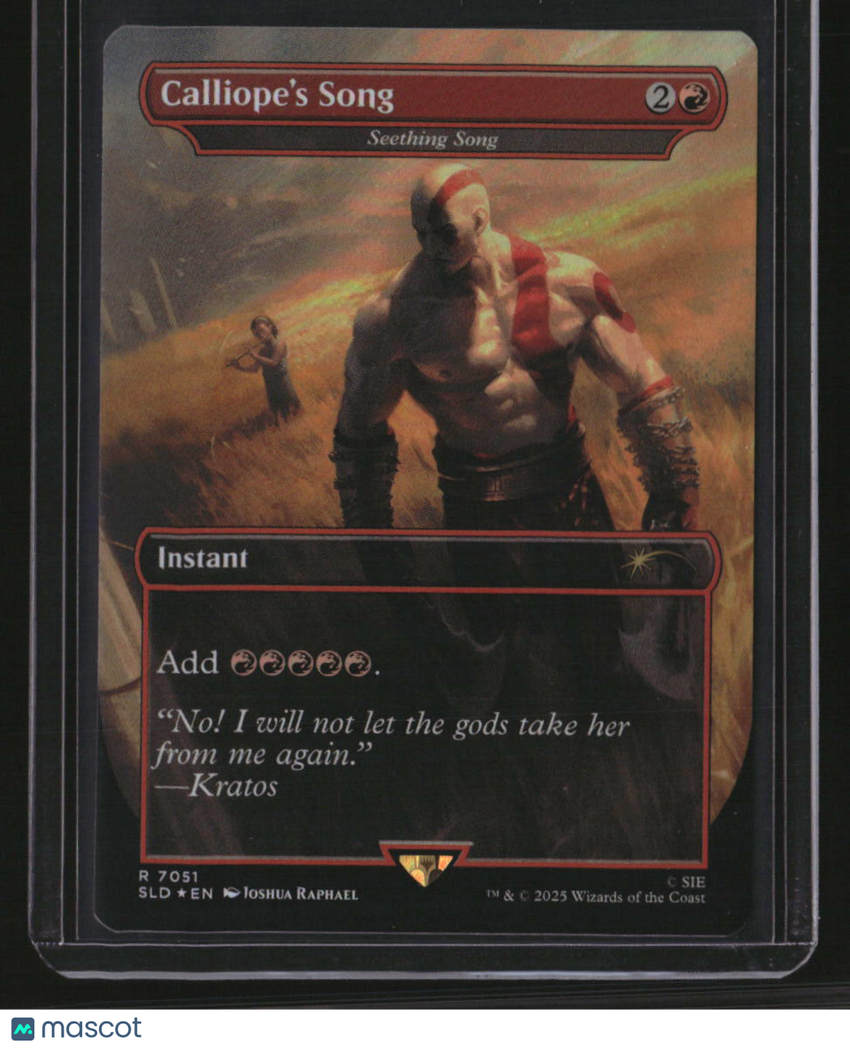 Secret Lair Drop Series Rainbow Foil Calliope's Song - Seething Song