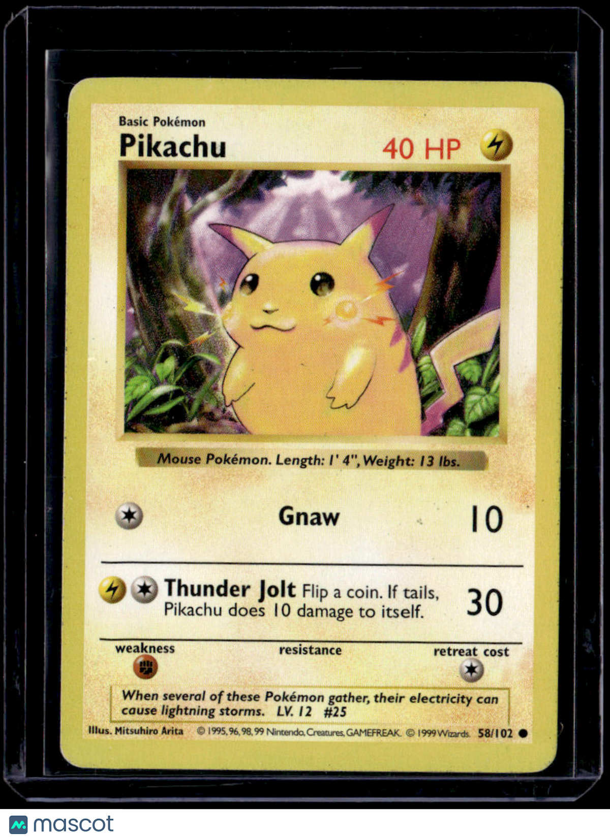 Base Set (Shadowless) Pikachu