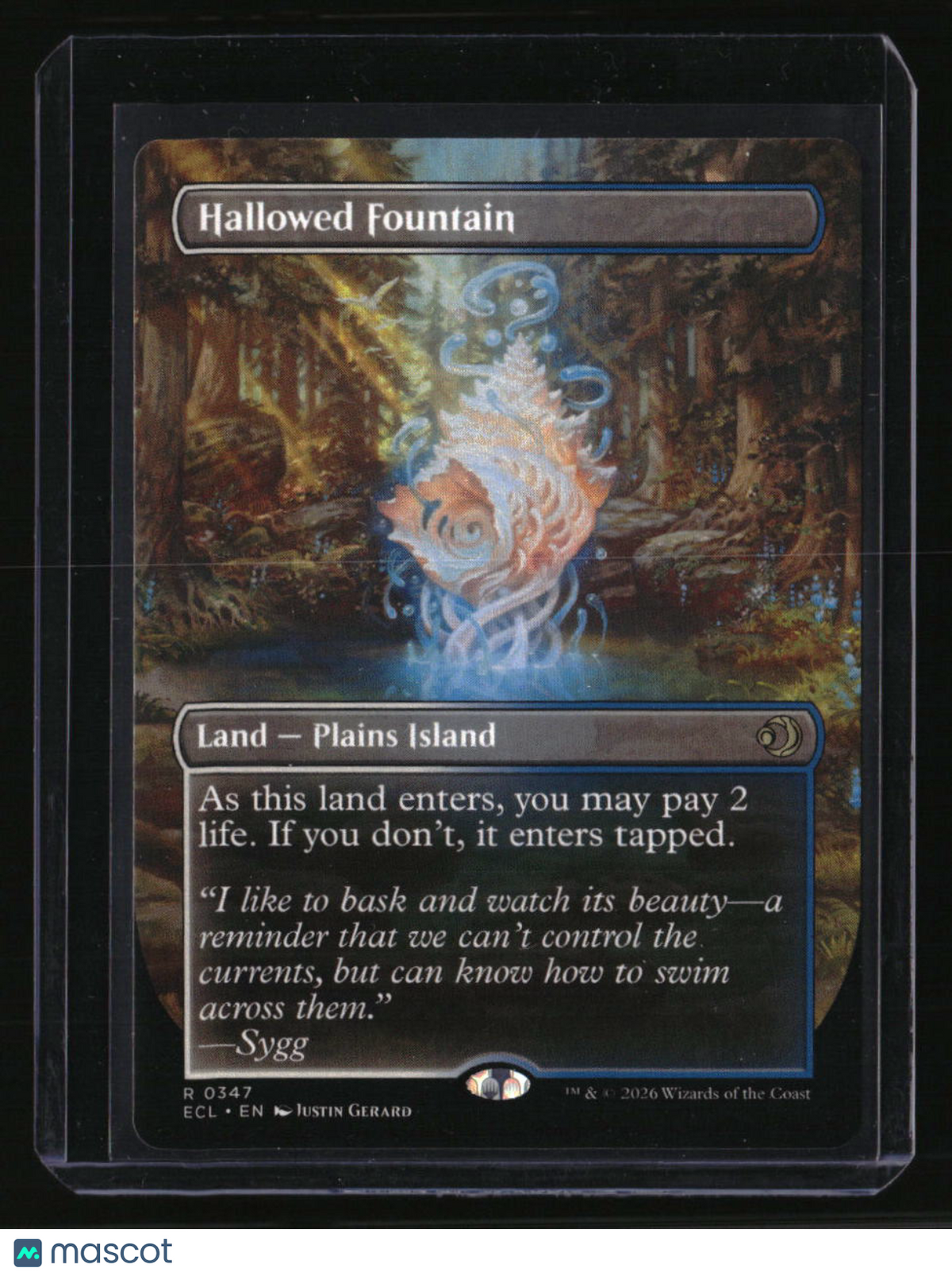 Lorwyn Eclipsed Hallowed Fountain (Borderless)