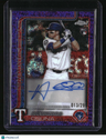 2025 Topps Chrome Update Alejandro Osuna Auto Purple Speckle Refractors #/299