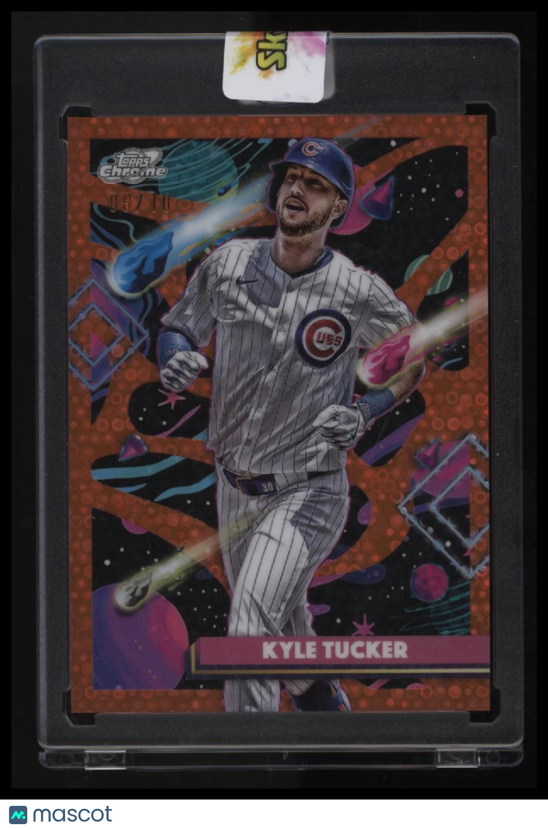 2025 Topps Chrome Cosmic Kyle Tucker Blood Orange Lunar Eclipse Refractor #/10