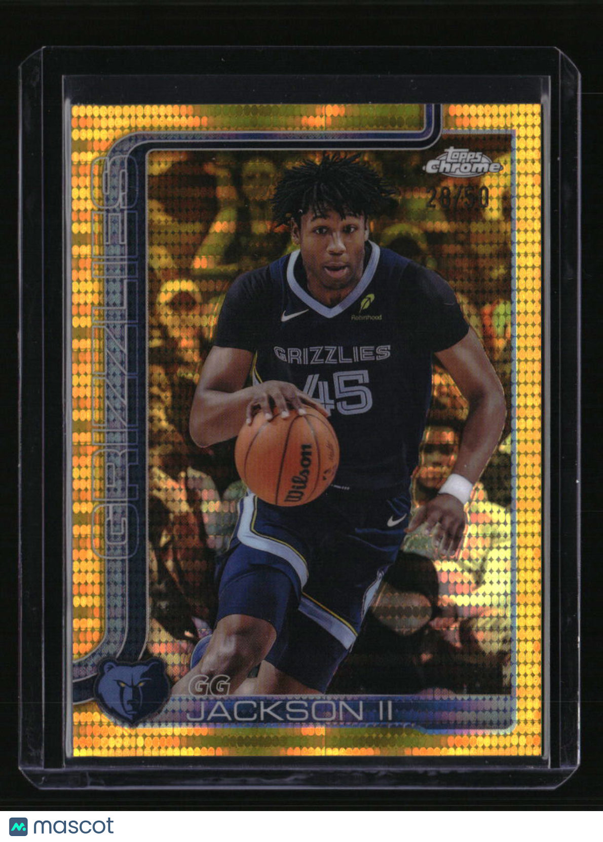 2025-26 Topps Chrome GG Jackson II Gold Pulsar Refractor #/50
