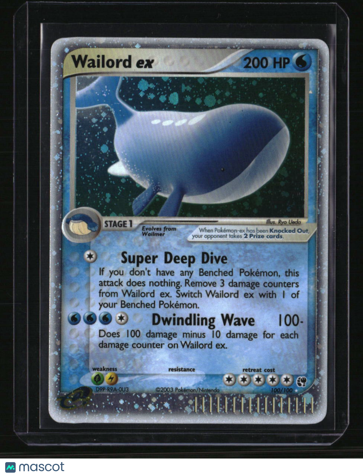 EX Sandstorm Wailord ex