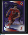 2025-26 Topps Chrome UEFA Club Competitions Giovanni Leoni Purple Refractor #/75