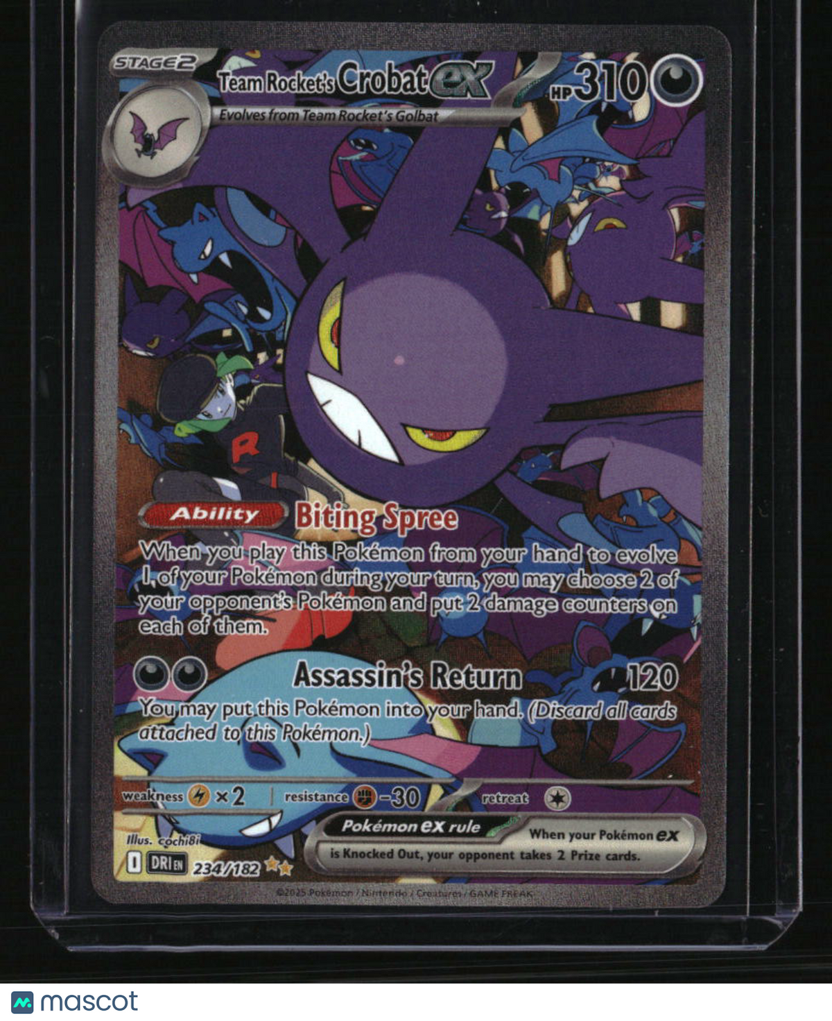SV10: Destined Rivals Team Rocket's Crobat ex