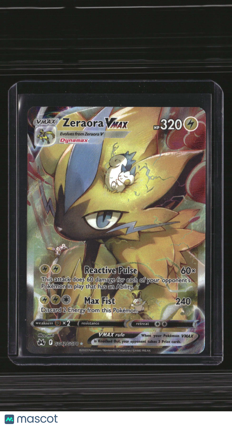 SWSH: Crown Zenith: Galarian Gallery Zeraora VMAX