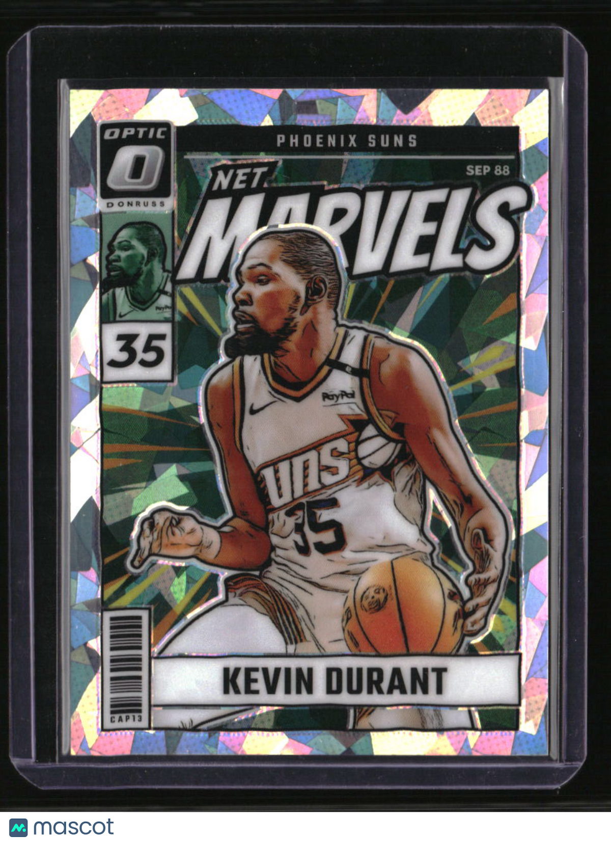 2024-25 Donruss Optic Kevin Durant Net Marvels Cracked Ice #/25