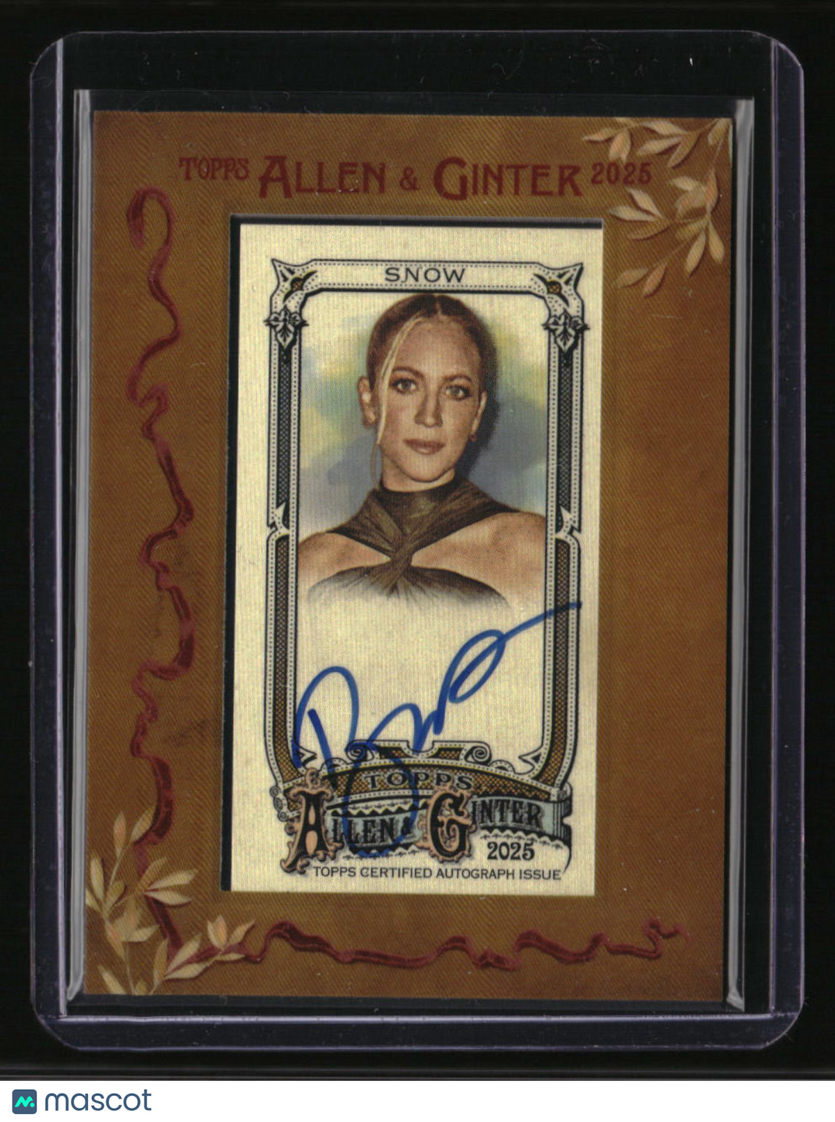 2025 Topps Allen & Ginter Brittany Snow Framed Mini Non-Baseball Autographs