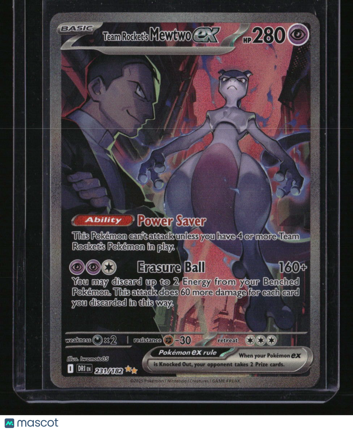 SV10: Destined Rivals Team Rocket's Mewtwo ex