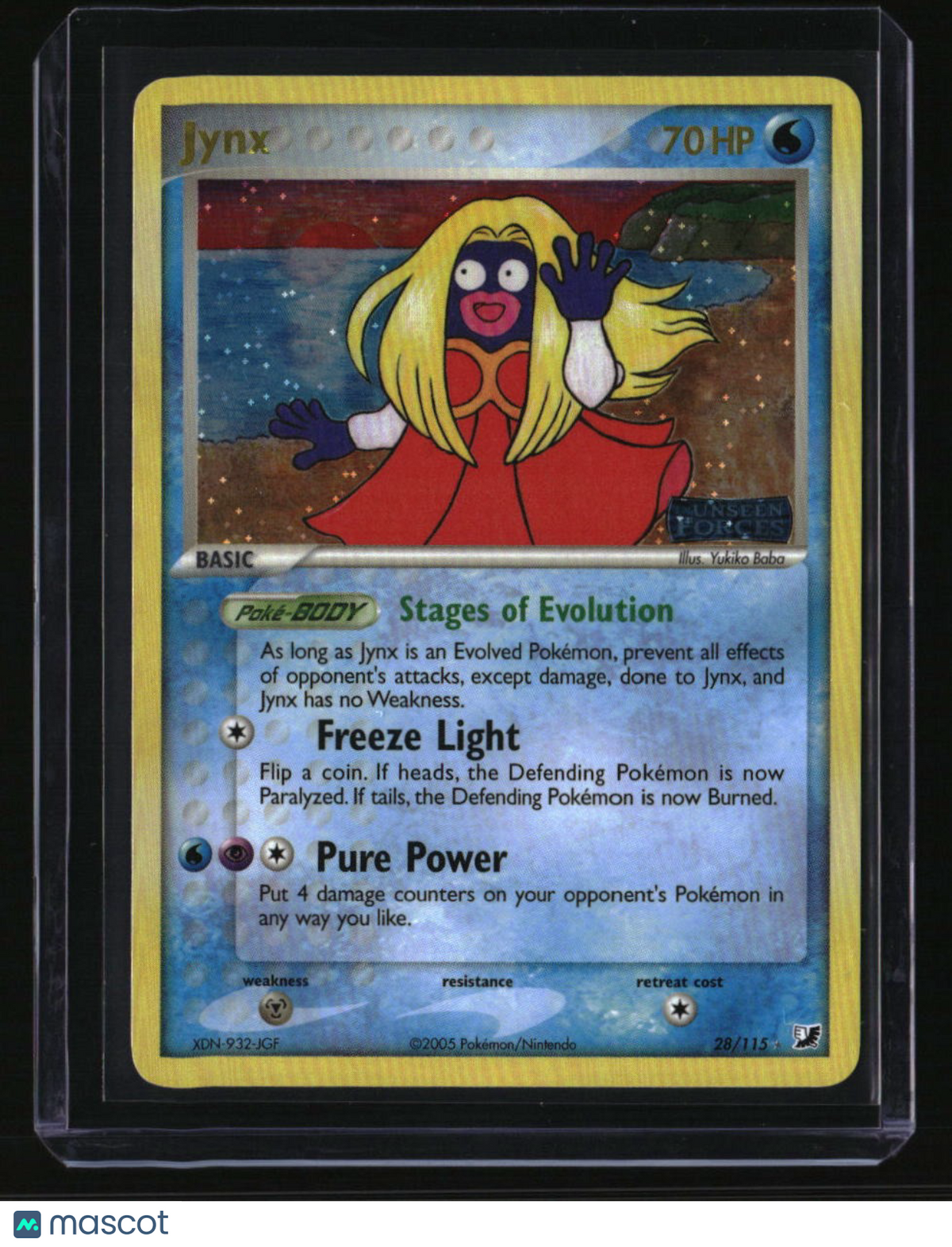 EX Unseen Forces Jynx Reverse Holo