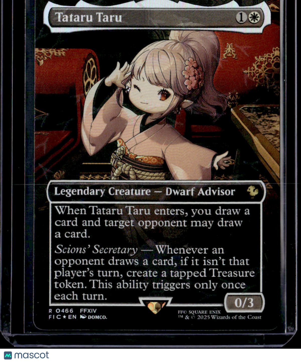 Commander: FINAL FANTASY Tataru Taru (Borderless) (Chocobo Track Foil)