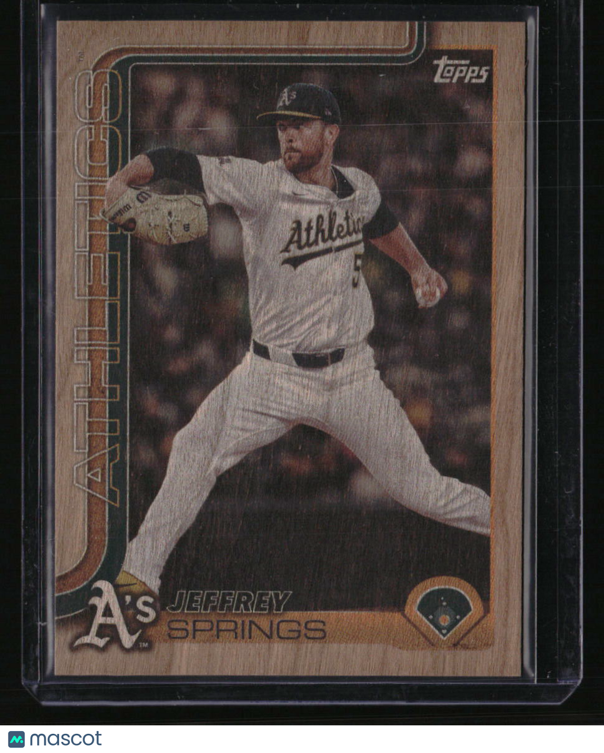 2025 Topps Update Jeffrey Springs Wood #/25