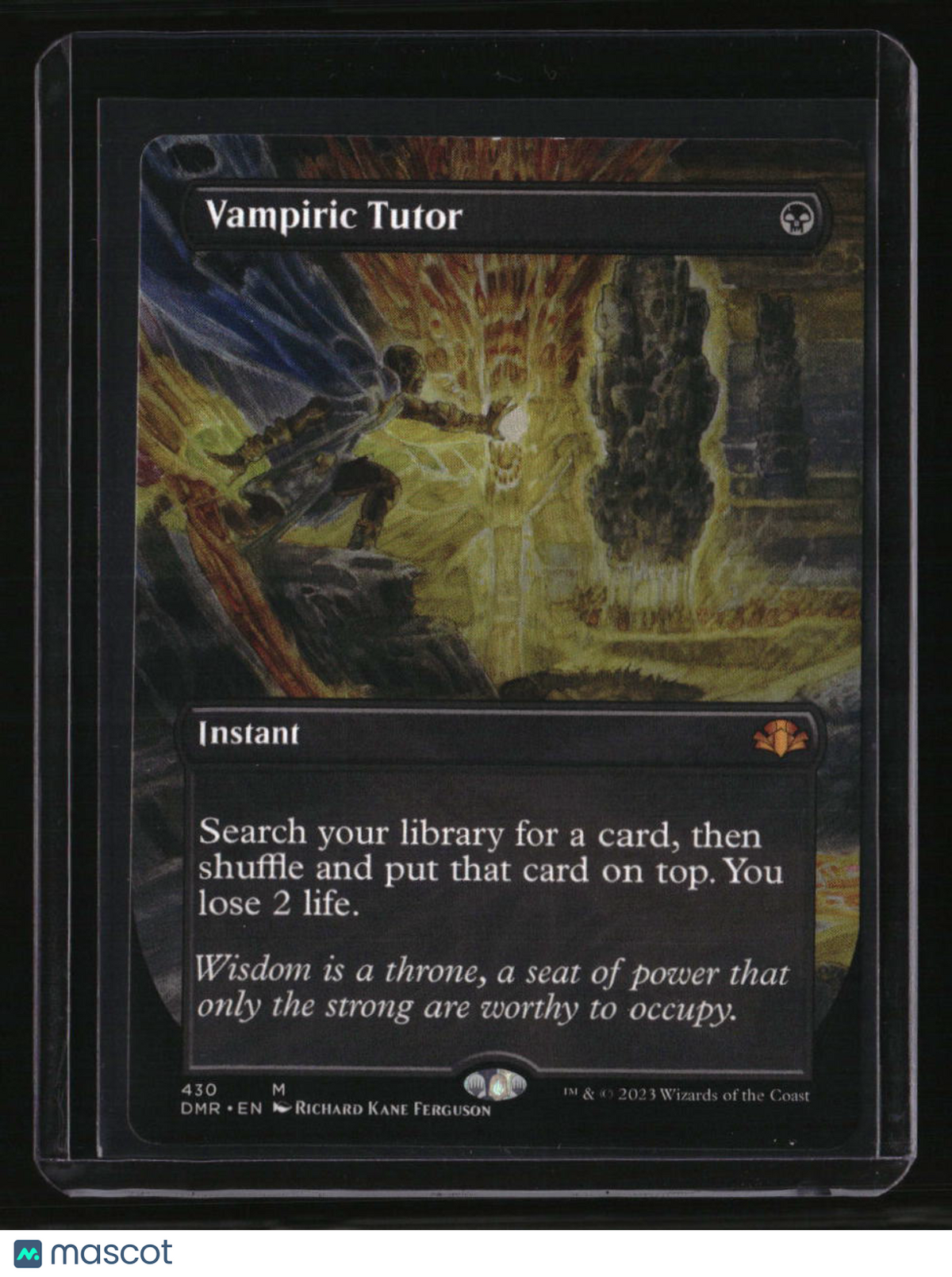 Dominaria Remastered Vampiric Tutor (Borderless)