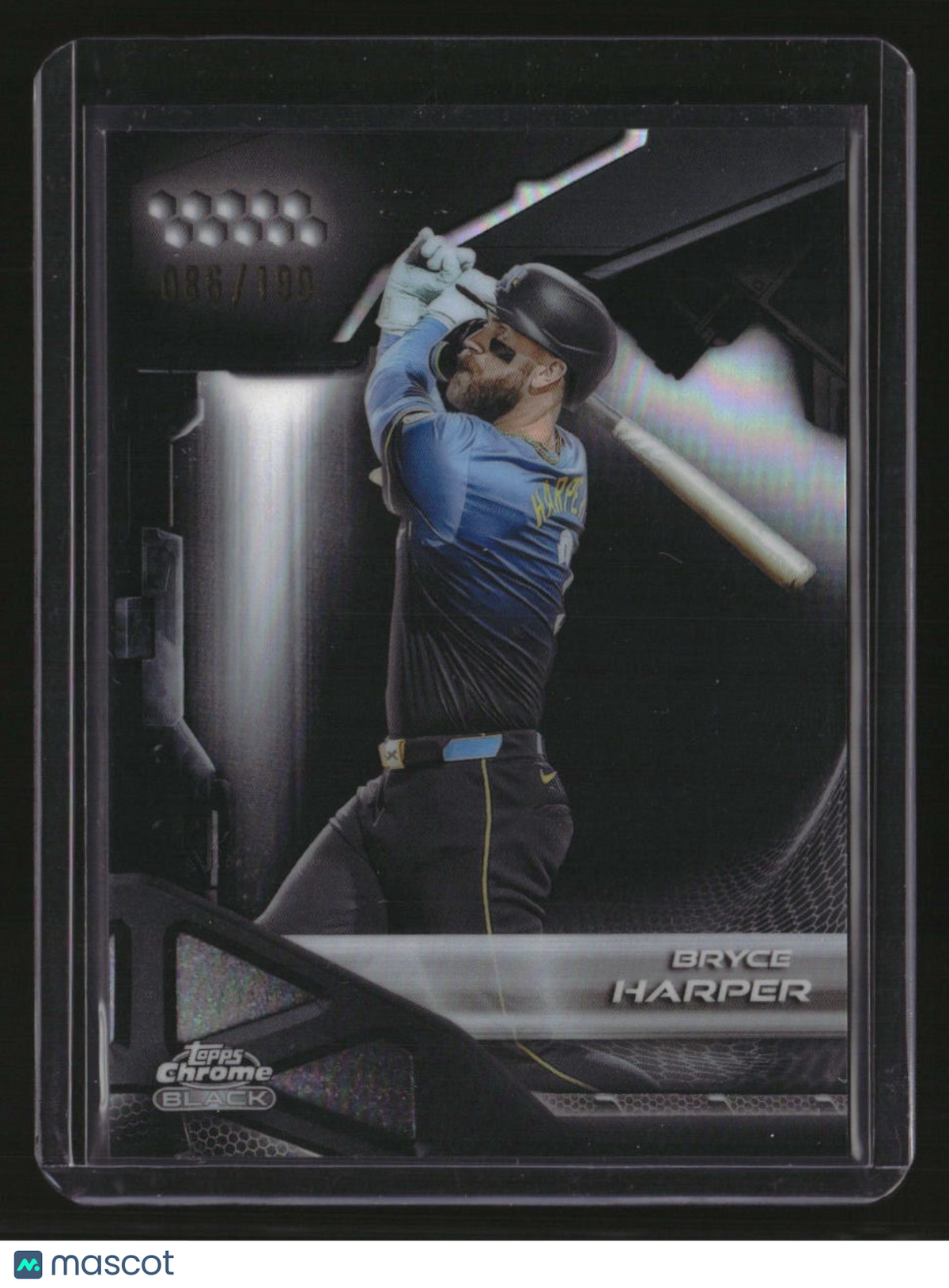 2026 Topps Chrome Black Bryce Harper Refractors #/199