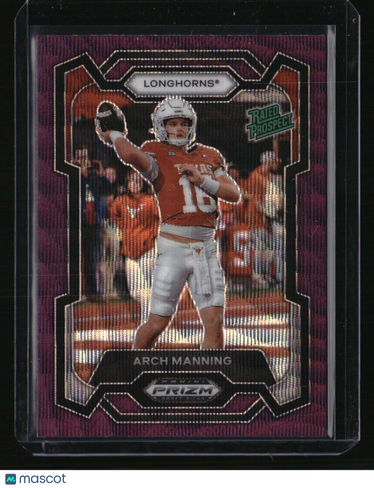 2024 Panini Prizm Draft Picks Arch Manning Purple Wave
