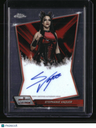 2026 Topps Chrome WWE Stephanie Vaquer Red Brand Autographs
