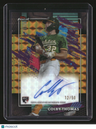 2026 Finest Colby Thomas Finest Autographs Gold Geometric Refractors #/50