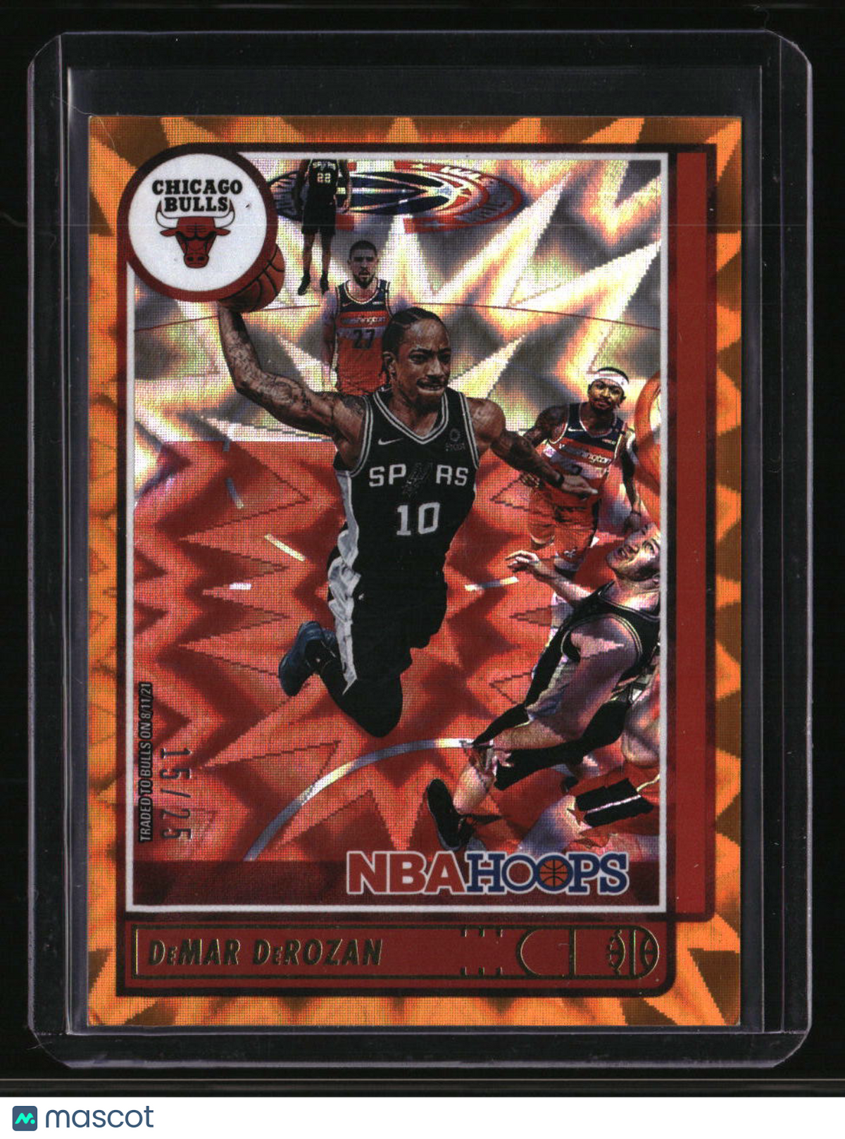 2021-22 Hoops DeMar DeRozan Orange Explosion #/25