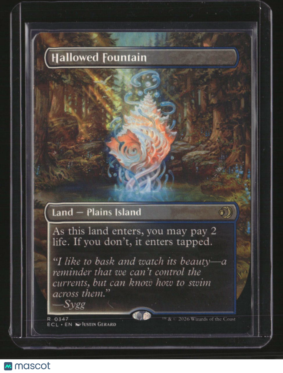 Lorwyn Eclipsed Hallowed Fountain (Borderless)