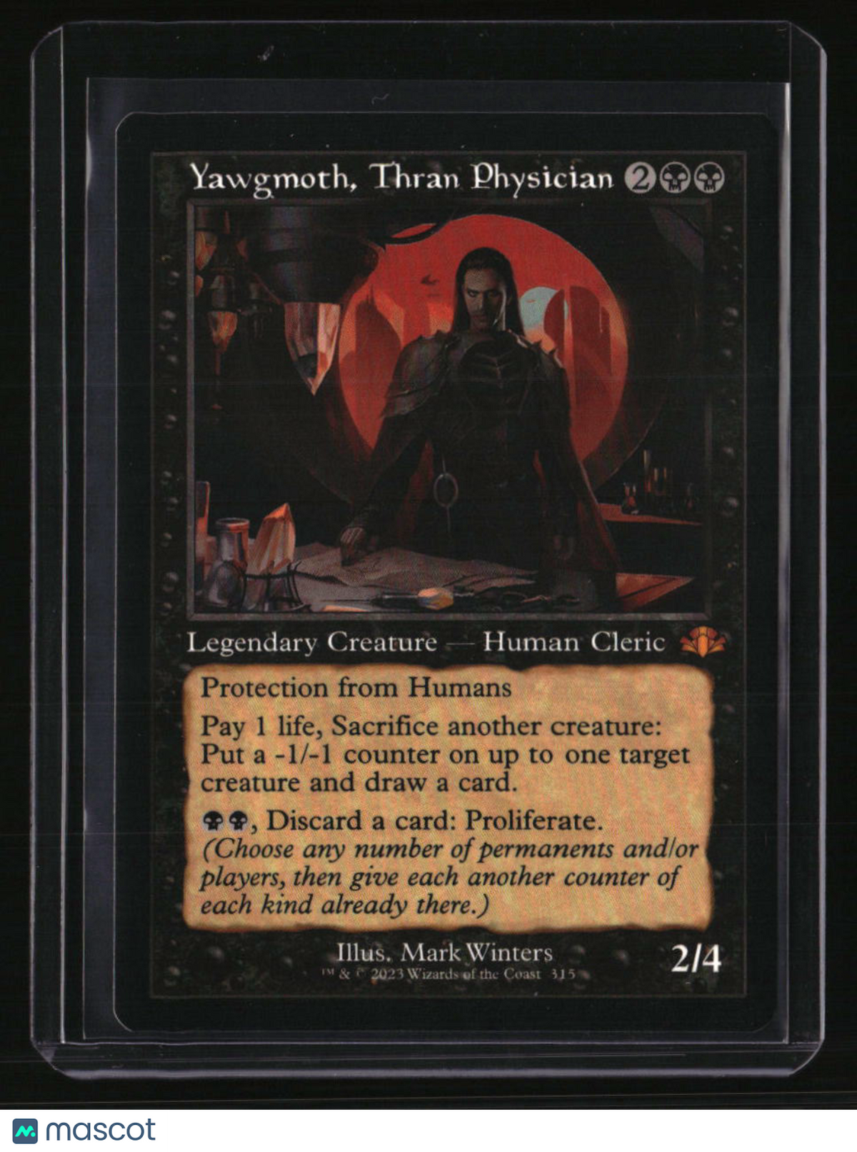 Dominaria Remastered Yawgmoth, Thran Physician (Retro Frame)