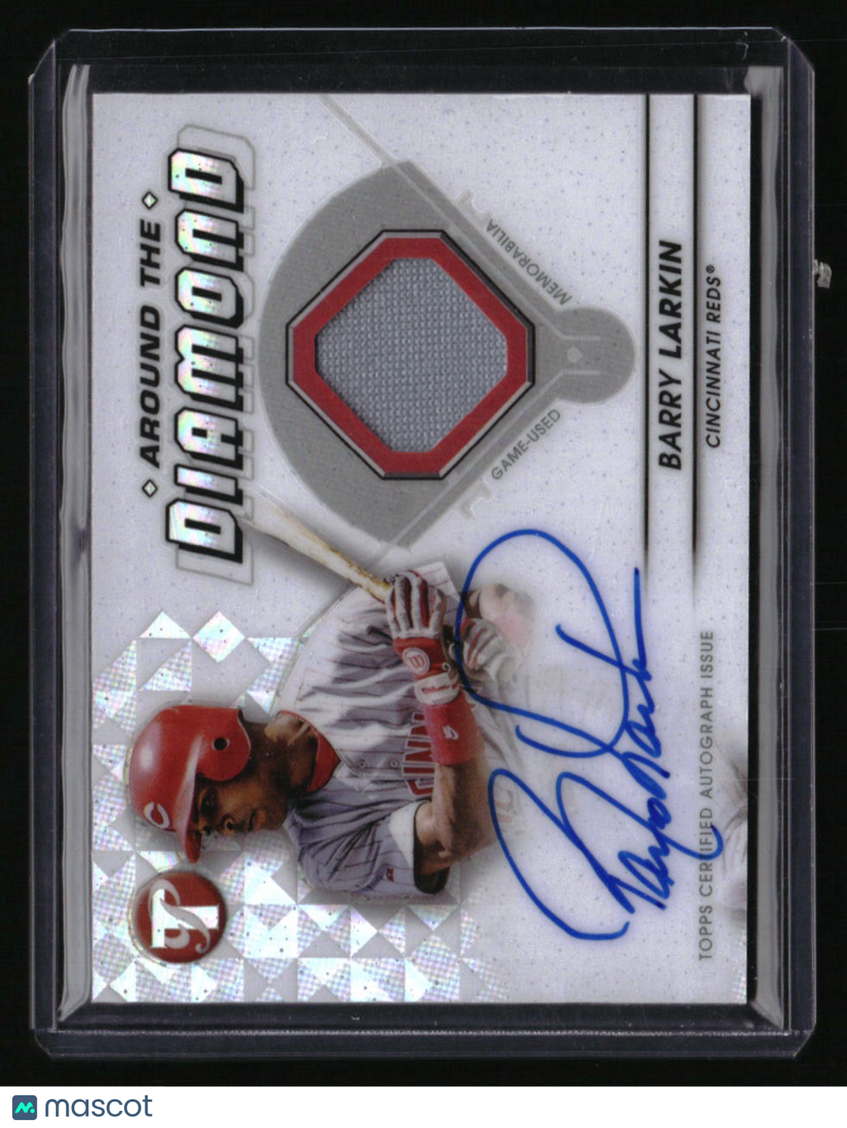 2023 Topps Pristine Barry Larkin Around the Diamond Autograph Relic