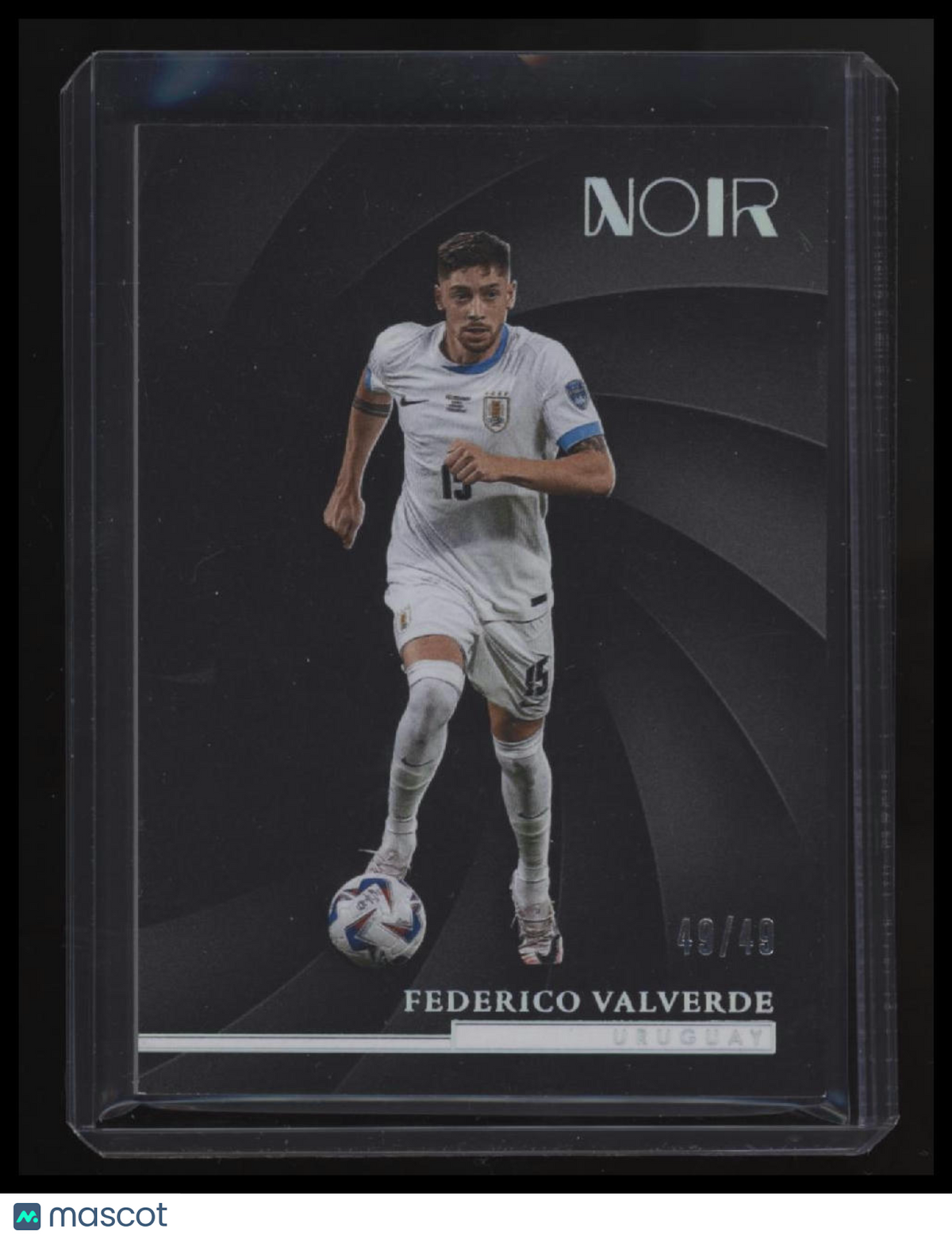 2024-25 Panini Noir Federico Valverde Holo Silver #/49