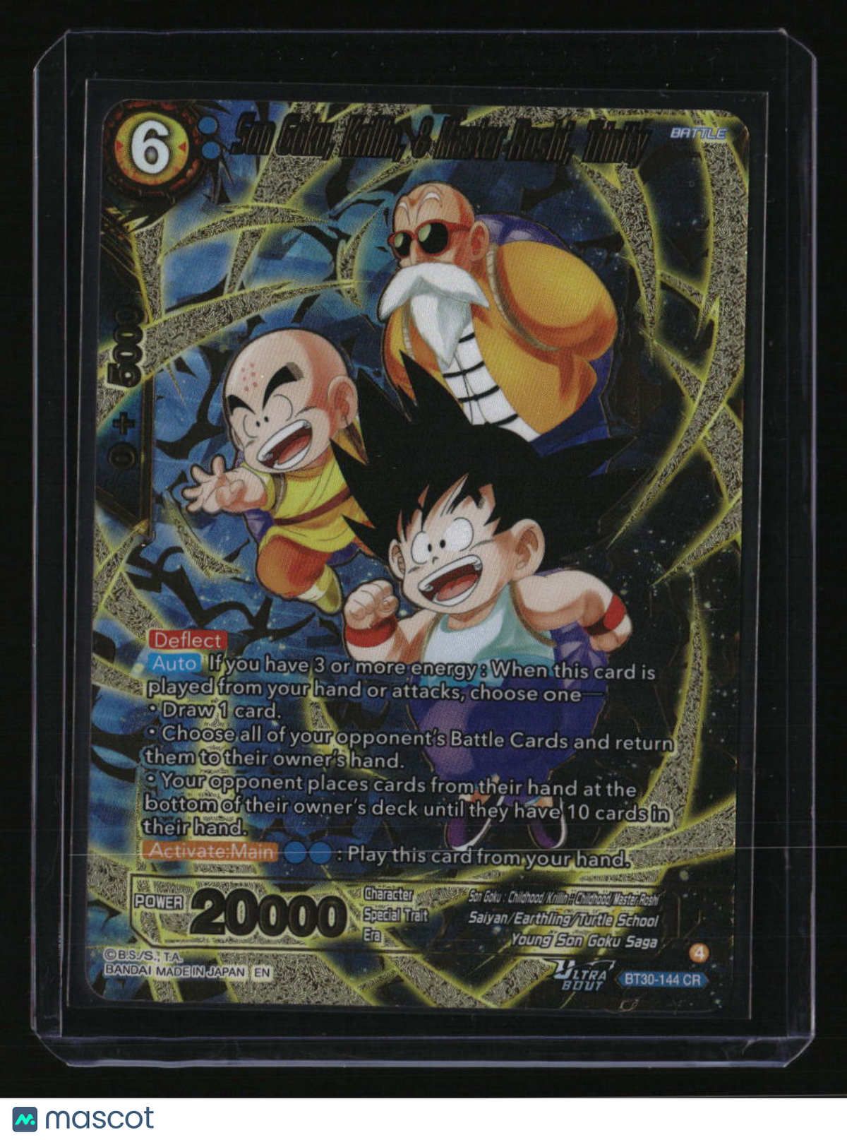 Three Glorious Fighters Son Goku, Krillin, & Master Roshi, Trinity