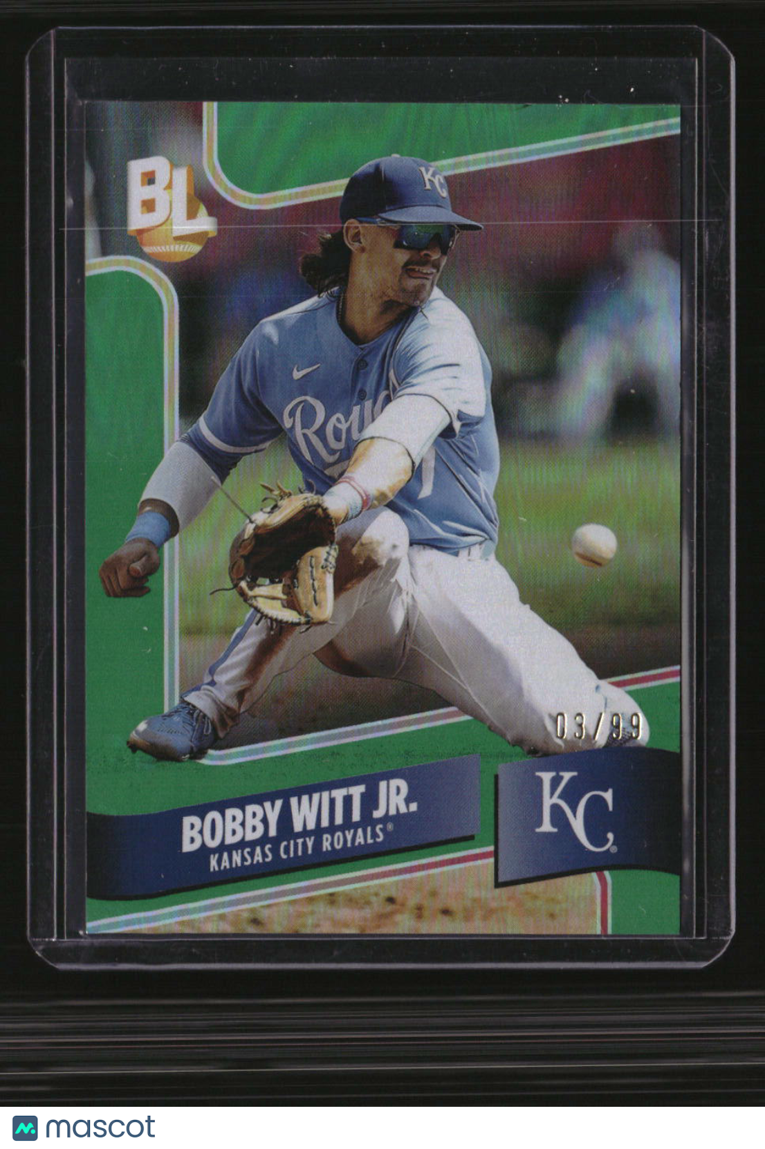 2024 Topps Big League Wrapper Redemption Bobby Witt Jr. Green #/99
