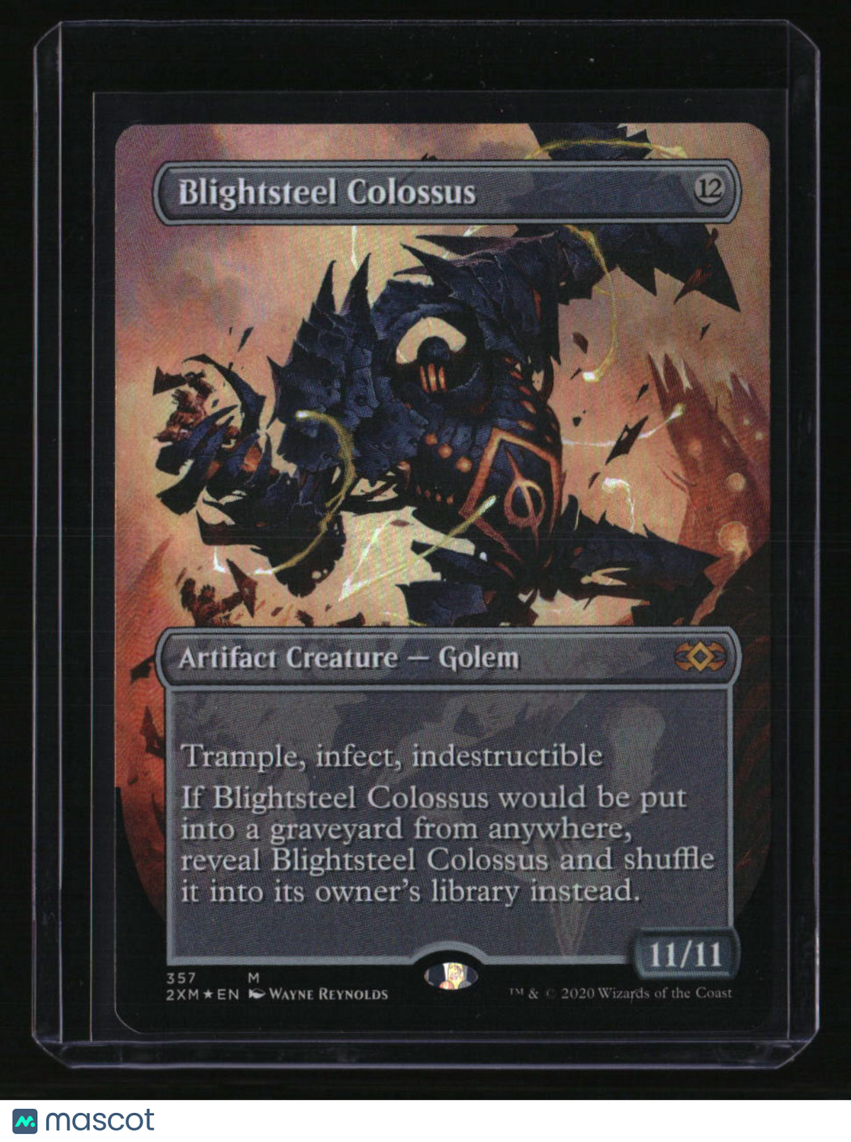 Double Masters Blightsteel Colossus (Borderless) Foil