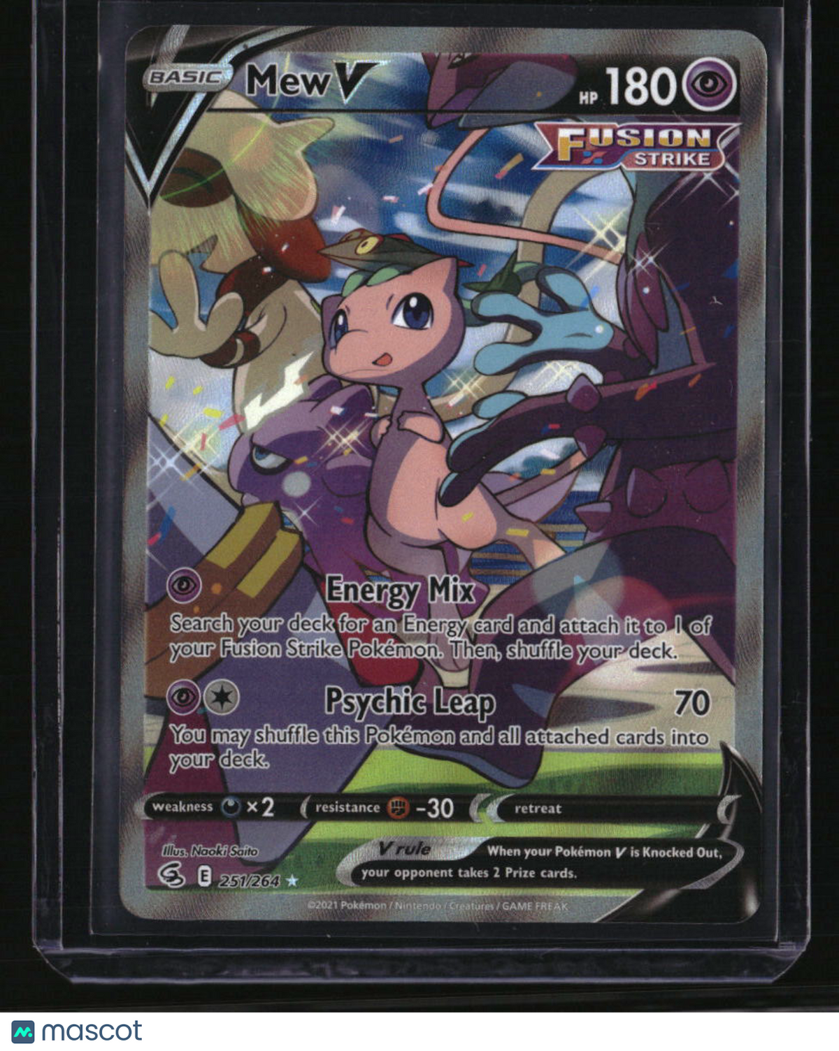 SWSH08: Fusion Strike Mew V (Alternate Full Art)