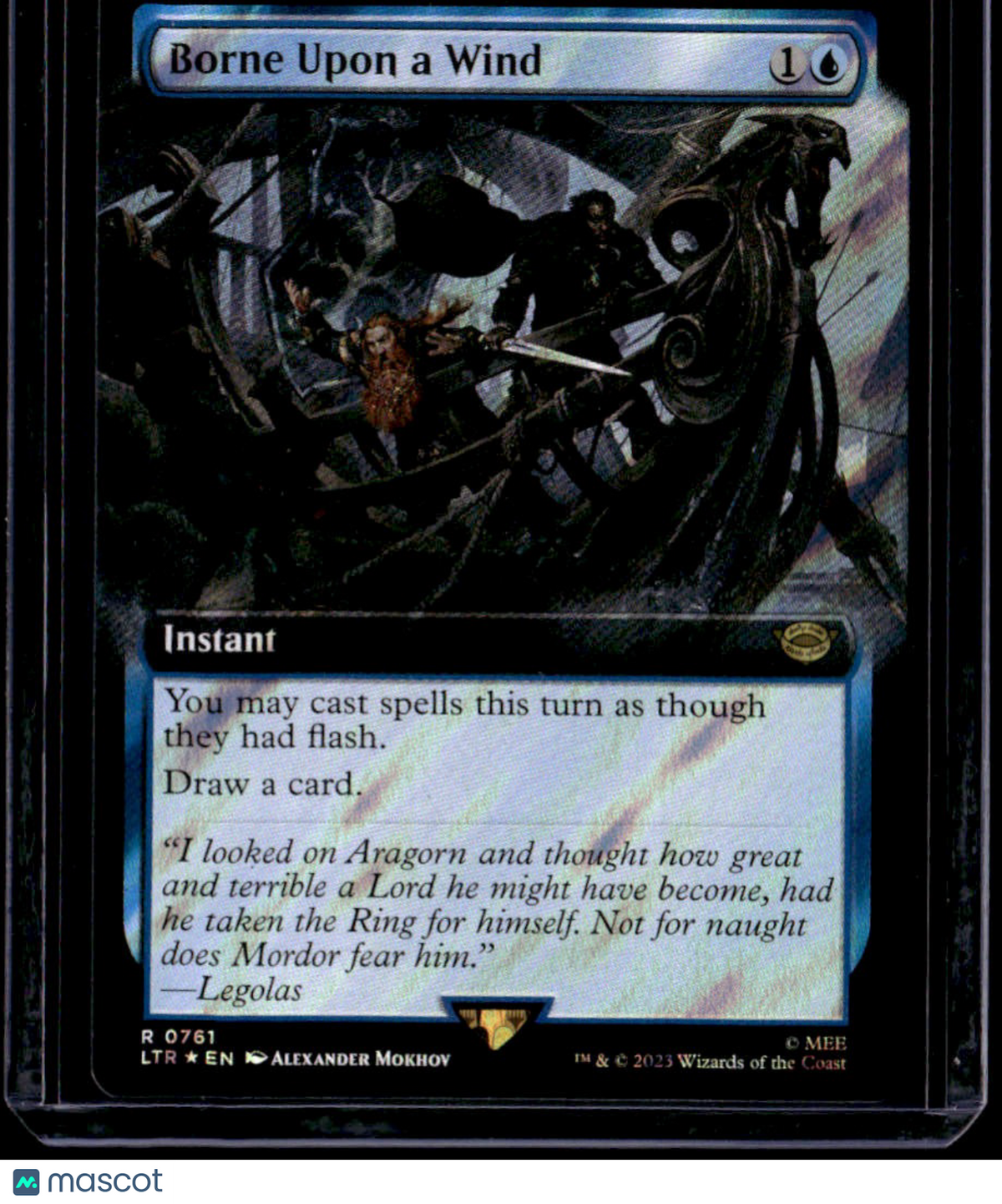 Lord of the Rings:Tales of Middle-earth Borne Upon a Wind (Ext Art) (Surge Foil)
