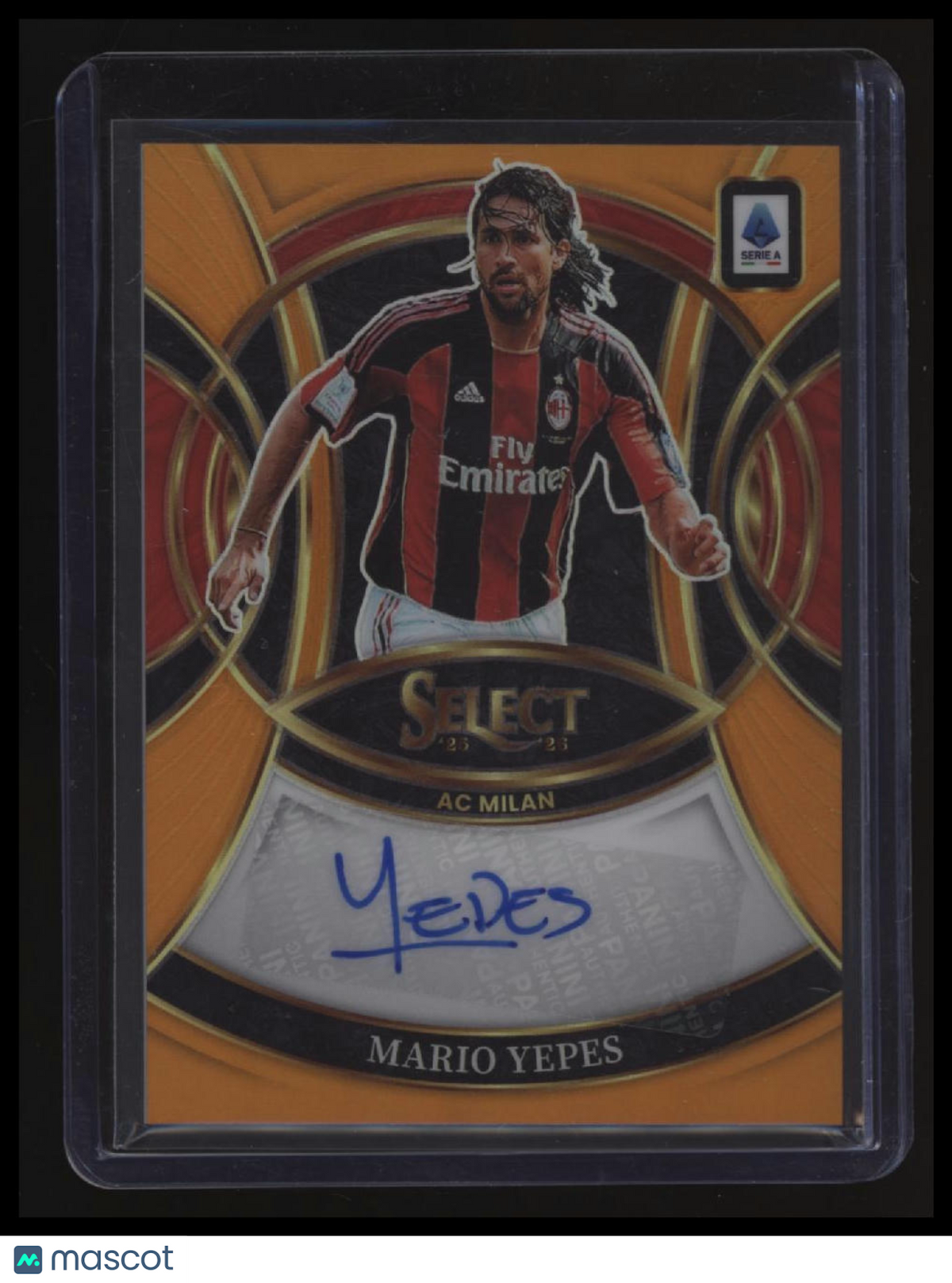2025-26 Panini Select Serie A Mario Yepes Select Signatures - Orange #/49