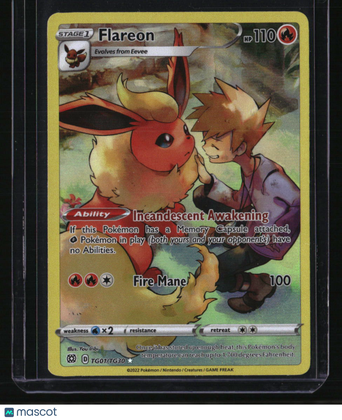 SWSH09: Brilliant Stars Trainer Gallery Flareon