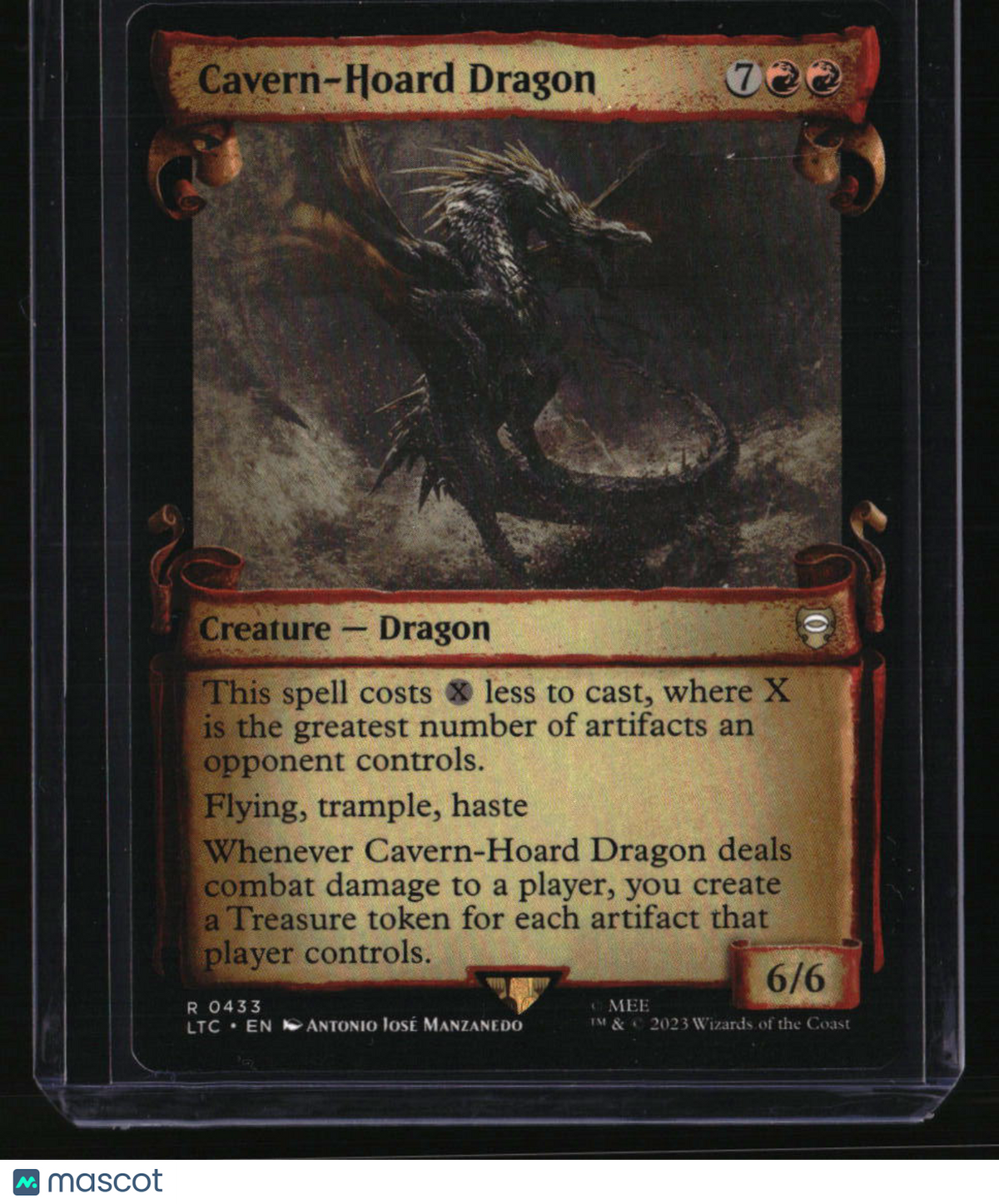Commander: The Lord of the Rings: Cavern-Hoard Dragon (Showcase Scrolls)